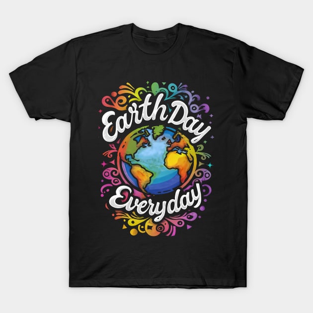 Earth Day Every Day, Don't Be Trashy Respect Your Mother Nature T-Shirt by blackfur